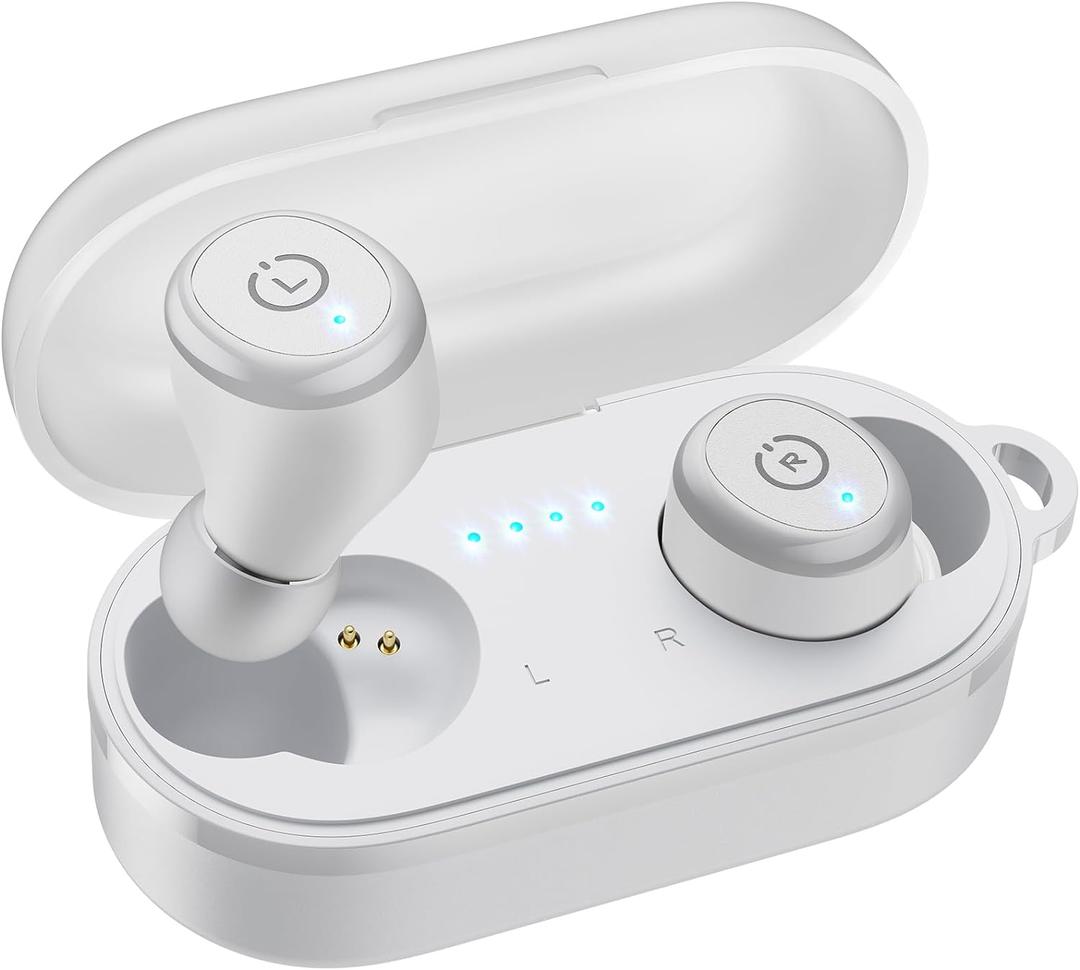 TOZO T10 Wireless Earbuds Bluetooth 5.3 Headphones, App Customize EQ, Ergonomic Design, 55H Playtime, Wireless Charging Case, IPX8 Waterproof Sound in-Ear Headset, New Version