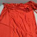 Memoriesea Women's Sexy Spaghetti Strap Bodycon Cowl Neck Party Cocktail Maxi Dress (Size: Small)(Color: Red)