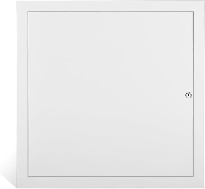 Thicken 1mm 24 x 24 Access Panel for Drywall,Attic Door, Ceiling Access Panel for Drywall,24x24Metal Access Panels are Thickened to 1mm to Solve The Problem of Fragile Panels(Screwdriver Latch)