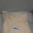 Saslax Soft Stretchy Lace Off Shoulder Doubly Split A-line Skirt Maternity Dress Pregnancy Maxi Gown for Photoshoot