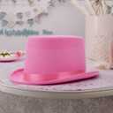 Top Hats for Adults and Kids Costume Magician Hat Prom Dance Deluxe Felt Tuxedo Dress Up Formal Hat-Unisex