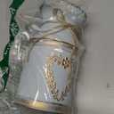 Vintage Galvanized Milk Can, Farmhouse Decorative Flower Vase, Rustic Shabby Chic Vase with Handle for Home Office Decor 7.5"