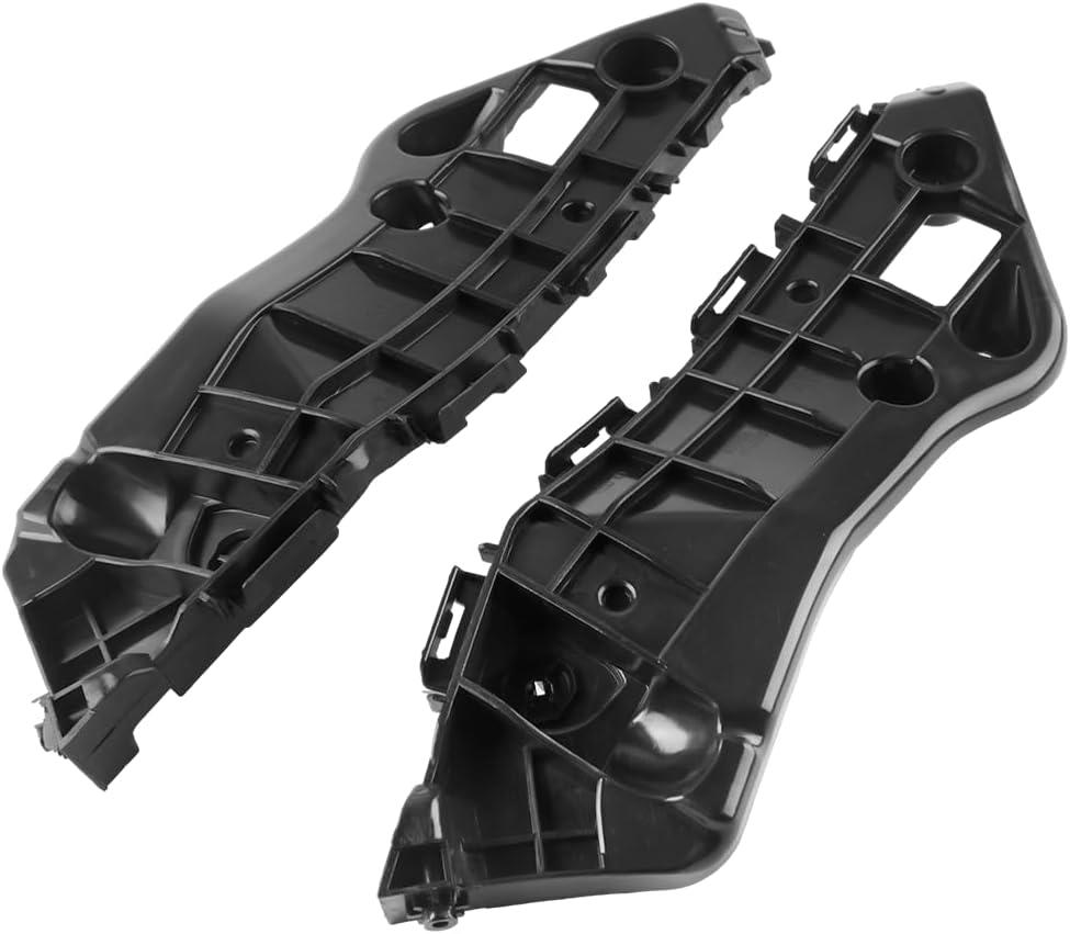 1 Pair Left and Right Side Front Bumper Bracket Bumper Mount Support Bracket - Compatible for Toyota RAV4 2.5L L4 - Electric/Gas, 2.5L L4 - Gas 2016-2018 - Replace Part 52535-0R080, 52536-0R060