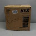 KBS Pro Stainless Steel Bread Machine, 2LB 17-in-1 Programmable XL Bread Maker with Fruit Nut Dispenser, Nonstick Ceramic Pan& Digital Touch Panel, 3 Loaf Sizes 3 Crust Colors, Reserve& Keep Warm Set
