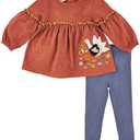 Mud Pie baby-girls Baby Girl Thanksgiving Tunic and LeggingMud Pie Baby Girl Thanksgiving Tunic And Legging, 3-6 months
