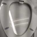 Clirass Elongated Bidet Toilet Seat with Quiet-Close, Non-Electric Bidet Mode with Dual Nozzles, Fit Elongated Toilet Seat, Adjustable Water Pressure with Brass inlet (Elongated)