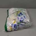 Horaldaily Birthday Tablecloth 60x84 Inch Oval, Happy Birthday Ballon White Washable Seasonal Table Cover for Party Picnic Dinner Decor