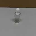 100 Pcs Mini Glass Oil Dropper Bottle Bulk, Clear Essential Small Empty Bottles Sample Containers Perfume Liquid Vials with Cap for Traveling (2 ml,Silver)