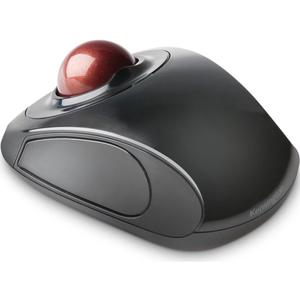 Kensington Orbit Wireless Trackball Mouse with Touch Scroll Ring (K72352US),Black