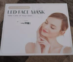 Led Face Mask Light Therapy, White 1234