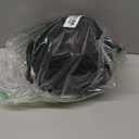 YFONG Travel Pillow for Long Flight Airplanes, Head Strap Combo with 3D Contoured Eye Mask for Sleep, Neck Pillow for Car Trip Essential, 360 Support Memory Foam Headrest, Prevent Head Bobbing, Black