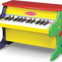 Melissa & Doug Learn-to-Play Wooden Mini Piano Toy with 25 Keys, H: 18.5 x W: 13 x D: 11.5