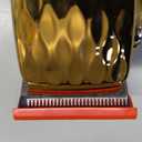 FADEKING Professional Hair Clippers for Men - Cordless Barber Clippers for Hair Cutting, Rechargeable Hair Beard Trimmer with LED Display & Quality Travel Storage Case (Gold)