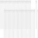Weewooday 50 Pcs Disposable Artificial Insemination Rods Disposable Breeding Rod Tube Flexible Breeding Catheter Tube for Dog Goat Sheep(10.8 Inches,White)