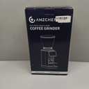 AMZCHEF Coffee Grinder, Coffee Bean Grinder for Home Use with Precise Grinding, LED Control Panel, Detachable Funnel Stand, Anti-static Design, 48 Grind Settings, silver