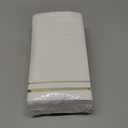 Gift Boutique 100 Gold Trim Guest Napkins Elegant Dinner Hand Napkin Towel for Holiday Bathroom Wedding Birthday Party Bridal Baby Shower