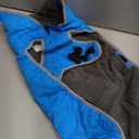 Doglay Dog Coat, Waterproof Dog Jacket Pet Winter Coat for Cold Weather with Thicken Furry Collar, Reflective Puppy Winter Jacket Warm Fleece Lining for Small Medium Large Pets (L(Chest : 19.7-27.56" , Back :15.7"), Earth Blue)