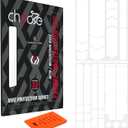 CNC Mountain Bike Frame Protection kit,33-Piece Total MTB Frame Protector Sticker-Frame Guard Tape Wrap Film for Top/down Tube,Seatstays,Chainstay,Cable Wear,Protect Bike from Scratches and Dings.