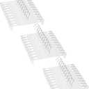 Skirt Hangers, Pants Hangers with Clips360  Swivel Hooks Space Saving Hangers for Pants, Skirts, Clothes, Jeans (30 Pack, Translucent)