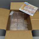 STORi Clear Plastic Vanity Makeup Organizer | 6-Compartment Holder for Brushes, Eyeshadow Palettes, & Beauty Supplies | Curved Front Design | Made in USA