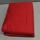 Mayfair Linen 100% Cotton Queen Fitted Sheet Only - 600 Thread Count Cotton Fitted Sheet Queen, Luxuriously Soft, Durable, Cooling 16" Deep Pocket Sateen Weave Bottom, Luxury Hotel Quality - Red