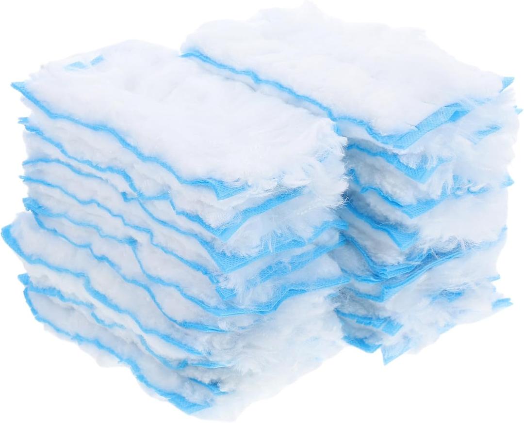 minkissy 20pcs Electrostatic Duster Refills for Multi-Surface Cleaning Heavy Duty Disposable Duster Heads Compatible Blinds and Fans for Home and Car