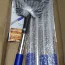 Garden Rake -Small Leaves Rakes for Gardening - 11 Metal Tines 8.5" Wide - 78" Long Handle Leaf Rakes for Lawns Heavy Duty for Yard Lawn Shrub Garden Beds
