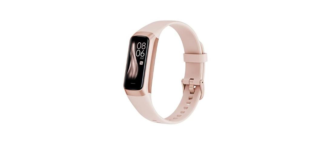 Fitness Tracker (Pink)  Waterproof Smart Watch, Touch Color Screen,Step Counter Health Activity Trackers for Women Men