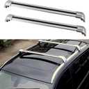 Roof Rack Cross Bars for Volvo XC90 XC-90 2015-2026 Anti-Theft Lockable Roof Rails Aluminum Roof Luggage Rack Carrier(Silver)