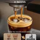 ecozy 4-in-1 Espresso Machine, Drip Coffee & 30s Cold Brew