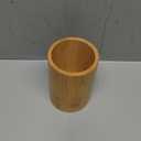 Sophie & Panda Bamboo Pen Holder Tooth Brush Holder - Don't Miss This Extremely Versatile and Beautiful Cylinder Bamboo Storage Organizer Chopstick Holder Makeup Brush Holder Utensil Caddy