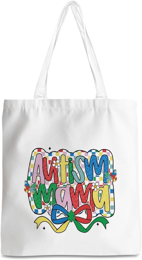 Mother's Day Mom Gifts Christmas Valentines Birthday Retirement Thanksgiving Appreciation Thank You Gift for Moms Mother Mommy Mum Mama Travel Work Shopping Grocery Floral Tote Bag