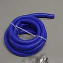 5FT ID 1/2" (12mm) Heater Hose Coolant Silicone hose Radiator Straight Temperature Reinforced Tubing Rupture Pressure 232 Psi With 5 Clamps 4MM Thick for Vehicle Cooling Systems(blue)