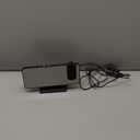 Projection Alarm Clock for Bedrooms Ceiling, Digital Clock Radio with USB Charger Port, Temperature & Humidity Display, 7.3 Large LED Display,12/24H,Snooze,Dual Loud Clock- 4 Dimmer (Black)