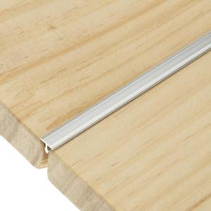 uxcell T-Molding Transition Strip, 2.95 ftx0.24(LxW), Matte Silver