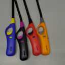 4 Pack Candle Lighter Long Lighters, Refillable Butane Lighters for Candle Camping Fireplace Party BBQ Grill(No Fuel)