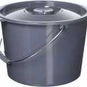 Medline Commode Bucket with Lid and Handle Case