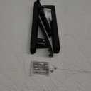 304 Stainless Steel Sturdy Microwave Shelf Bracket Wall Mount Kit Foldable Stretch Wall Mounted Rack Shelf Oven Stand Shelf Rack 2Piece with Screws, 200X220mm 8X8.5Inch, Black