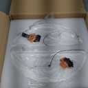 NUSRAN 2 Pack Repaintable Hardwired Wall Sconce, Minimalist Half-Sphere Gypsum Wall Light Fixture, Pure White Wall Mounted Lamp, Classic G9 Bulb Walls Lighting for Bedroom, Living Room, Hallway Decor