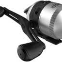 Zebco 33 Spincast Fishing Reel, Changeable Right or Left-Hand Retrieve, Built-in Bite Alert, All-Metal Gears, Pre-Spooled with Zebco Cajun Line