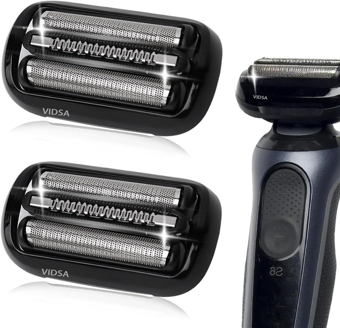 Series 5 Series 6 53B Shaver Replacement Head for New Gens S5 S6 Razors, Compatible with 6072cc, 6090cc, 6020s, 6040cs, 6075cc, 5018s, 5049cs, 5035s(2 Count)