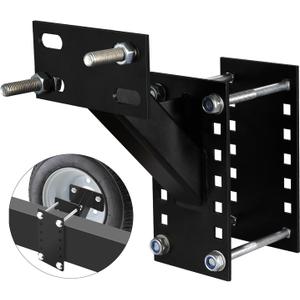 TOPSHINE Spare Tire Carrier, Trailer Spare Tire Mount Boat Trailer Carrier Bracket Fits 4 & 5 & 6 Lugs Trailer Wheels on 4", 4.5'', 4.75'', 5'' and 5.5'' Bolt Patterns, Holds up to 150 Lbs