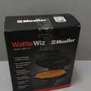 Mueller Heart 5 Waffle Maker, Waffle Iron, Adjustable Browning Control & Nonstick, Cool Touch Handle, Easy to Clean, Small Kitchen Appliances
