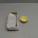 4 Pack Small Ceramic Pet Hamster Bowl, 2.68 x 2.68 x 1.38 Inch Flower Shaped Small Water and Food Bowl Feeder Dish for Guinea Pig Parrots Gerbil Rat Mice Rabbit Chinchilla, Easy to Clean Anti Flipping