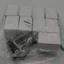 10 Pcs LED Book Light USB and AAA Battery Operated Music Stand Clip on Reading Light 4 Brightness Levels Dual Arm Clip Lamp for Eye Protection Bookworms Orchestra Readers Piano Player (Black)