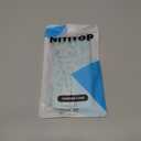 NITITOP Compatible with iPhone 14 Pro Case Cute for Women Girl Vintage Flower Floral Leaves Pattern Trendy Slim Fit TPU Silicone Shockproof Girly Fashion Protective Phone - Blue