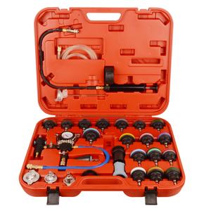 DAYUAN 28Pcs Universal Radiator Pressure Tester Kit Coolant Pressure Tester