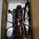 Reading Glasses for Women Men Square Oval Readers with Spring Hinge Anti UV Glare (Black,demi Brown,demi Blue,demi White)