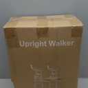 Narrow Walker Folding Upright Walker - with Removable Armrests, 450LBS Heavy Duty, Width & Height Adjustable Narrow Walkers for Seniors, Disabled, Bariatric