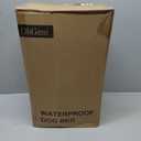 OhGeni Comfort Fluffy Dog Bed with Removable Washable Cover & Waterproof Lining, Light Chew & Scratch Resistant, Non-Slip Soft Crate Bed for Large, Medium, Small Size Dogs, 41"(Gray)